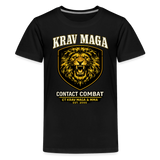 Youth Krav Maga Contact Combat Shirt - black