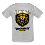 Youth Krav Maga Contact Combat Shirt - heather gray