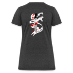 Women's Defang the Snake T-Shirt - heather black