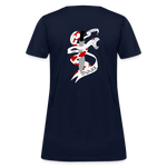 Women's Defang the Snake T-Shirt - navy