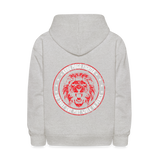 Youth Premium Hoodie - Krav Maga Fighter - heather gray