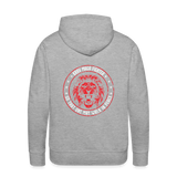 Adult Premium Hoodie - Krav Maga Fighter - heather grey