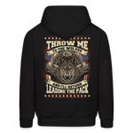 Men's Wolf Hoodie - black