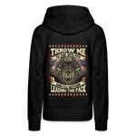 Women’s Wolf Pack Hoodie - charcoal grey