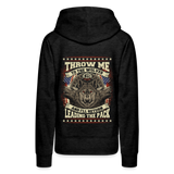 Women’s Wolf Pack Hoodie - charcoal grey