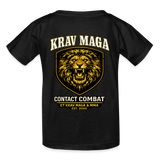 Youth Krav Maga Contact Combat Shirt - black