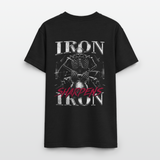 Iron Sharpens Iron Adult Kettlebell T-Shirt - black