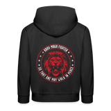Youth Premium Hoodie - Krav Maga Fighter - black
