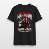 Hands Down Man Down Krav Maga Adult T-Shirt - black