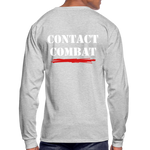 Contact Combat Long Sleeve Men's Shirt - heather gray