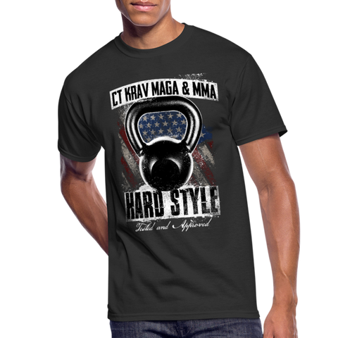 Kettlebells "Hard Style" Men's T-Shirt - black