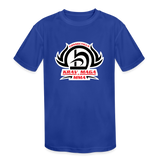 Youth Logo Moisture Wicking T-Shirt - royal blue
